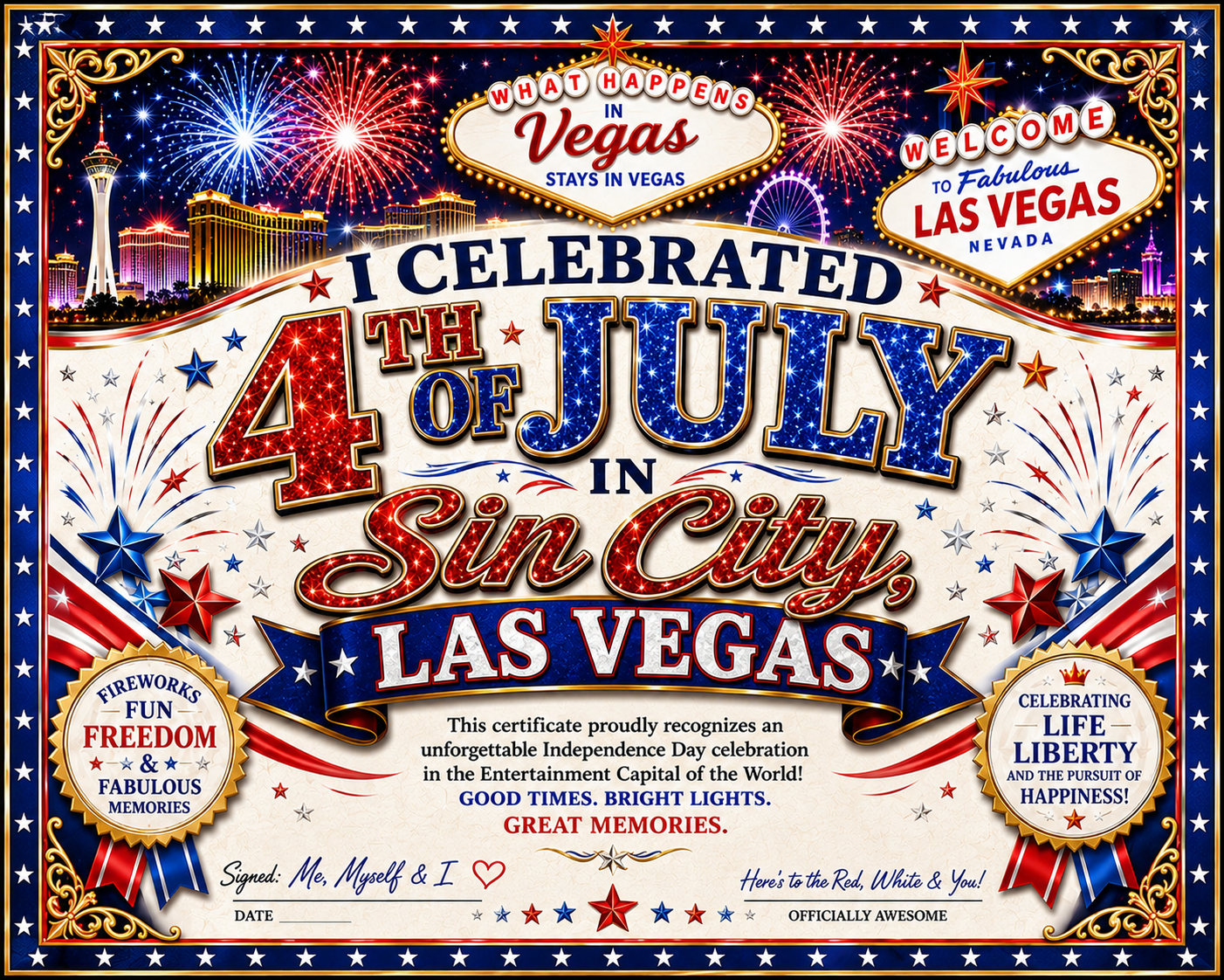 I Celebrated 4th of July in Sin City, Las Vegas preview