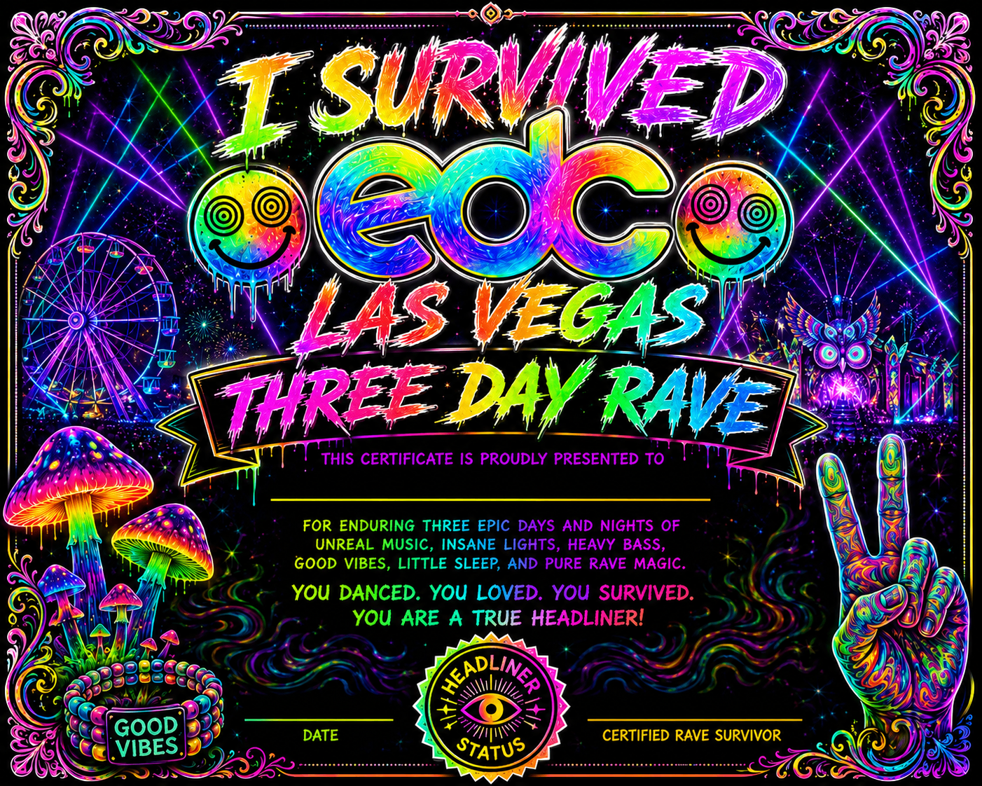 I Survived EDC Las Vegas — Neon Night preview