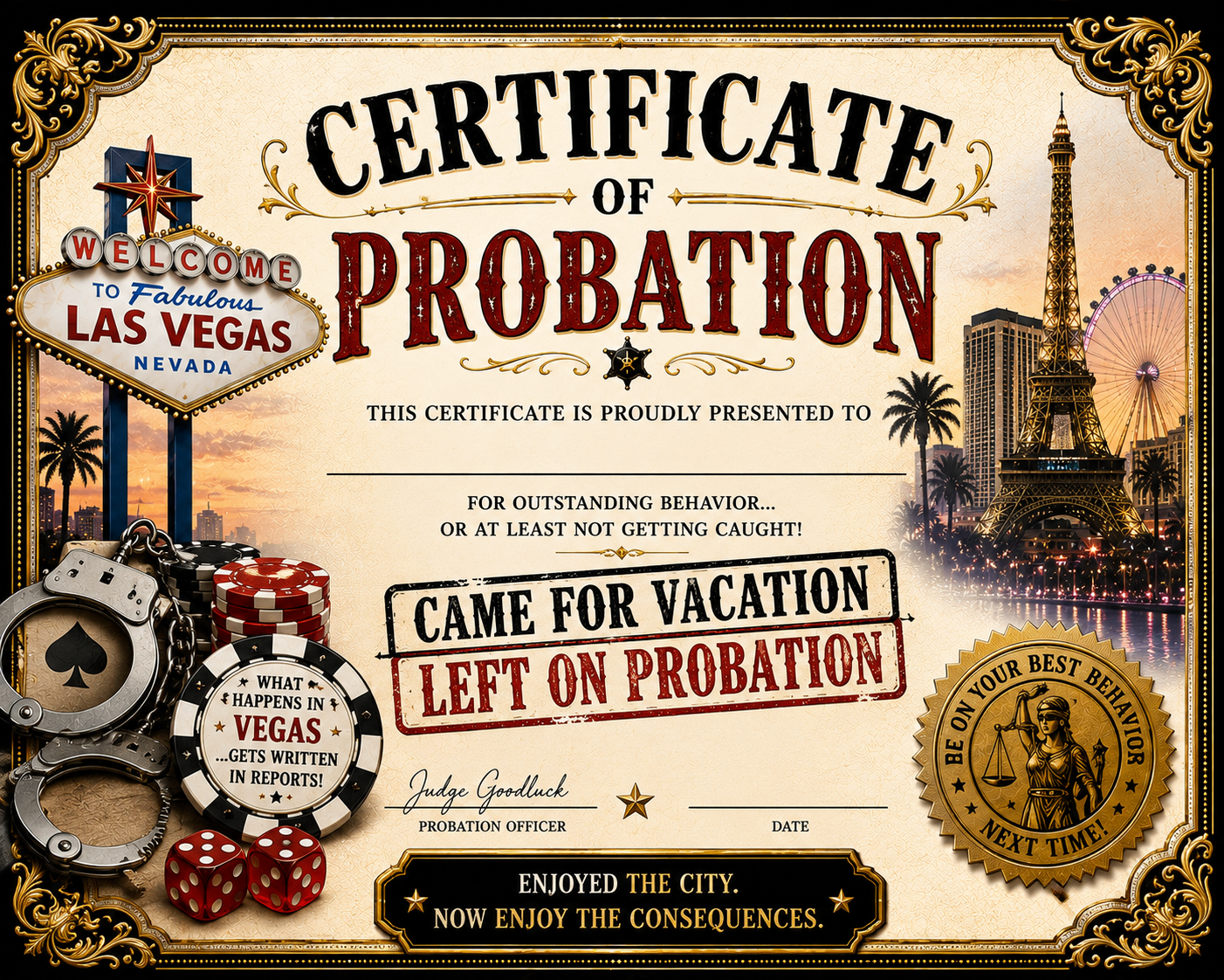 Certificate of Probation preview