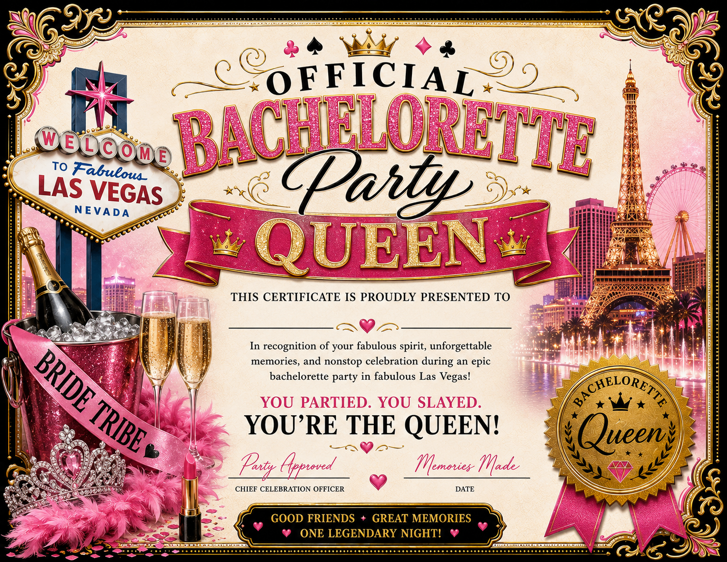 Official Bachelorette Party Queen preview