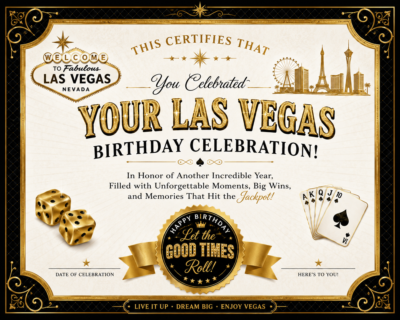 Your Las Vegas Birthday Celebration preview