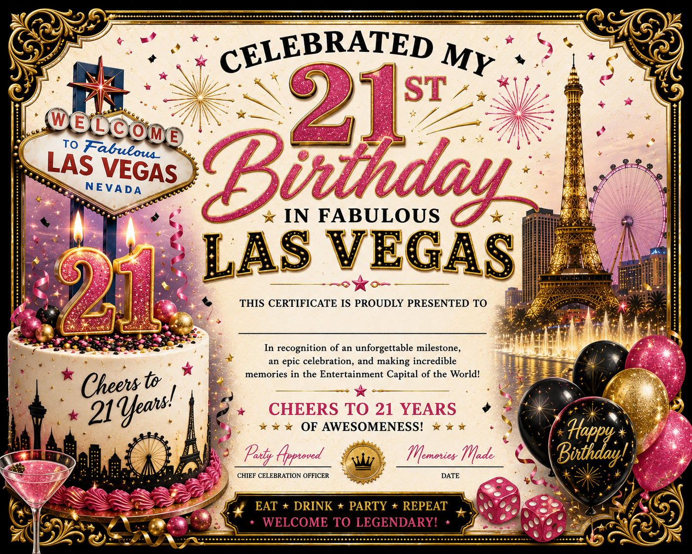 Celebrated My 21st Birthday in Fabulous Las Vegas preview