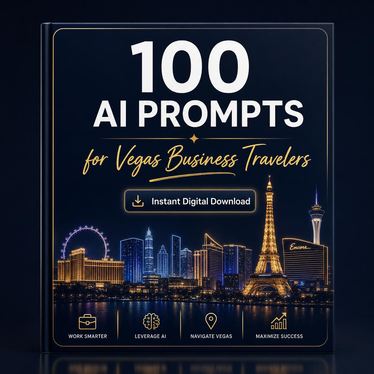 100 AI Prompts for Vegas Business Travelers — cover